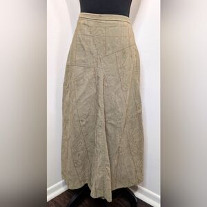 VTG Hucke Berlin Prairiecore Cottagecore Gardencore Whimsical Floral Skirt 10